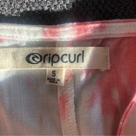 Rip Curl tie dye front button pockets spaghetti straps mini Spring Summer dress - Picture 9 of 12